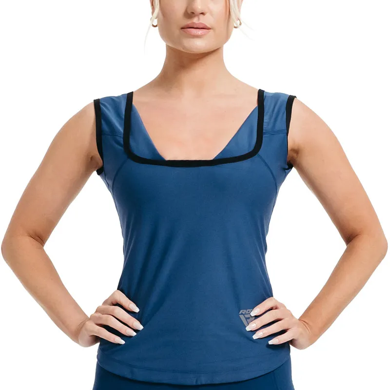 RDX W1 gilet sauna donna nero S
