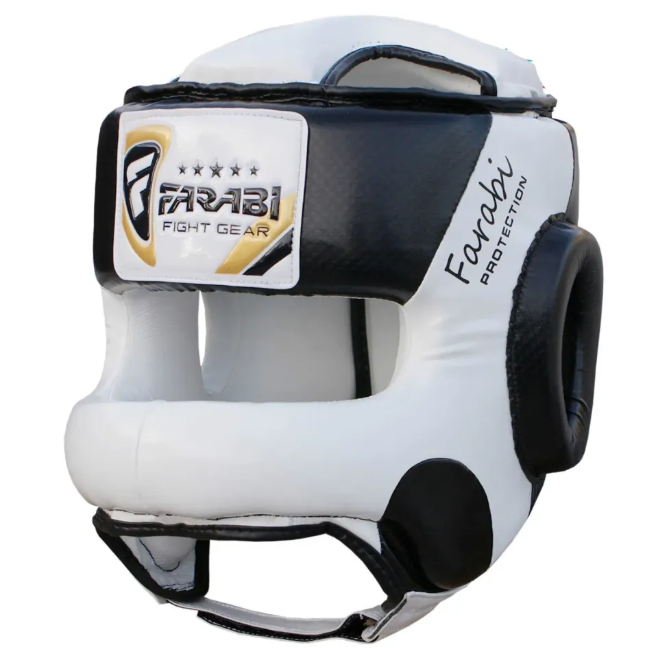 Farabi P-Grill casco boxe con griglia protezione testa