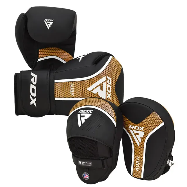 RDX T17 Aura Plus Guantoni Boxe Set Colpitori