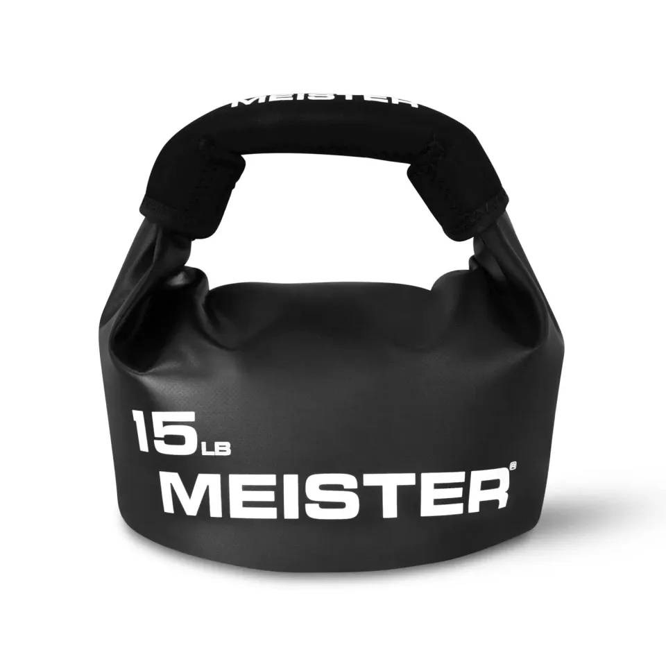 Meister BEAST kettlebell sabbia 6,8 kg Nero