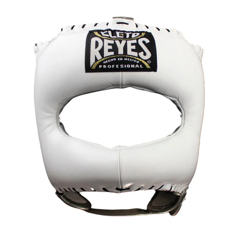 Cleto Reyes Safetec casco boxe barra V oro pelle