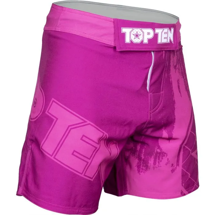 TOP TEN Power Ink Pantaloncini MMA elasticizzati