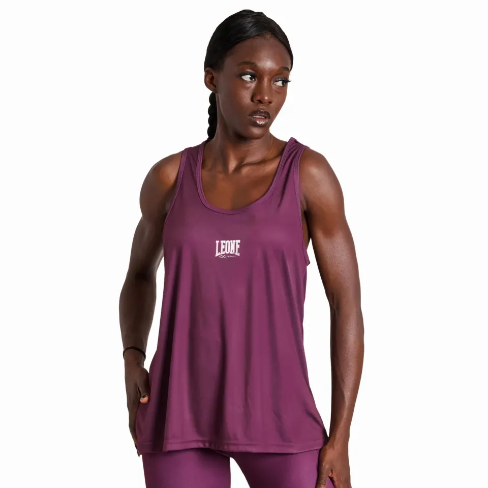 Leone1947 Logo Canotta Donna palestra fitness leggera