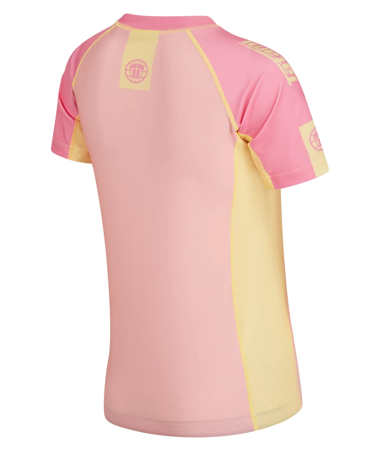 Tatami Contrast Candy rash guard donna manica corta rosa
