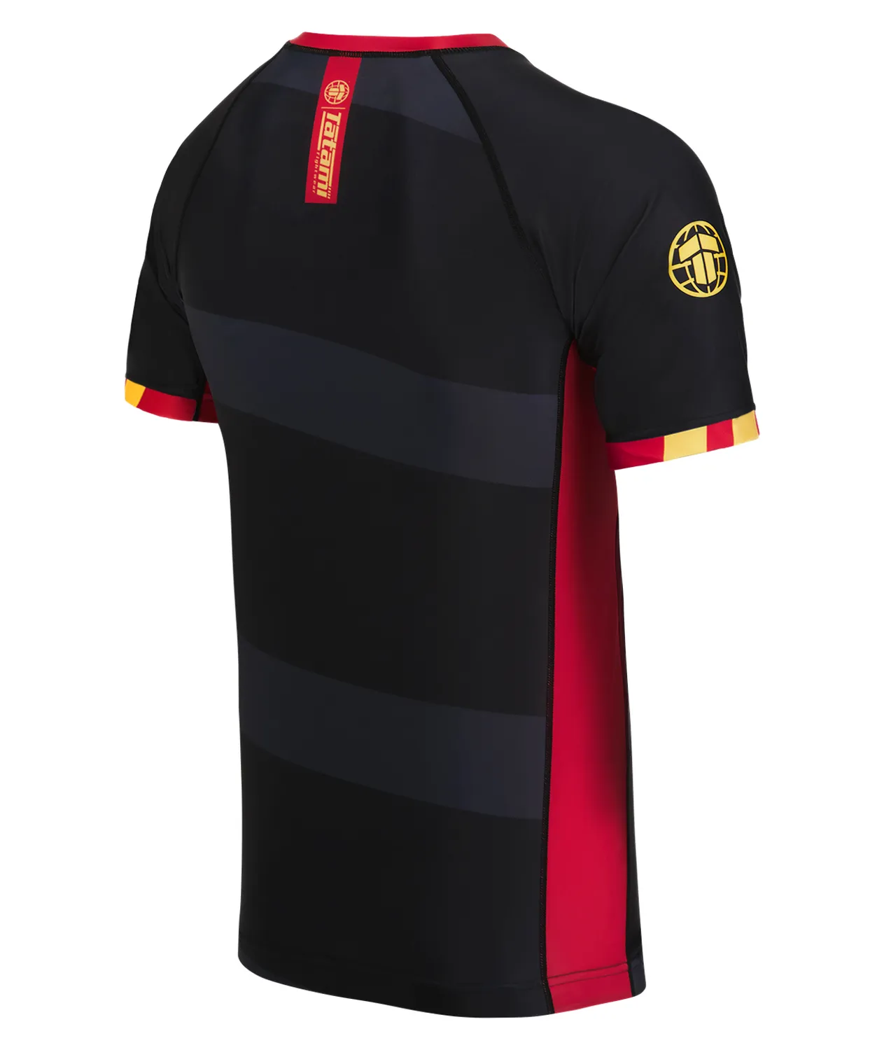 Tatami Nomad rash guard nero rosso riciclato