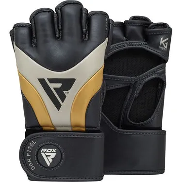 RDX Aura T17 guanti MMA grappling in pelle