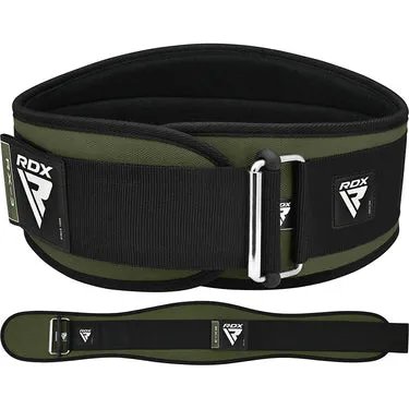 RDX X3 6.5 pollici cintura palestra neoprene nera