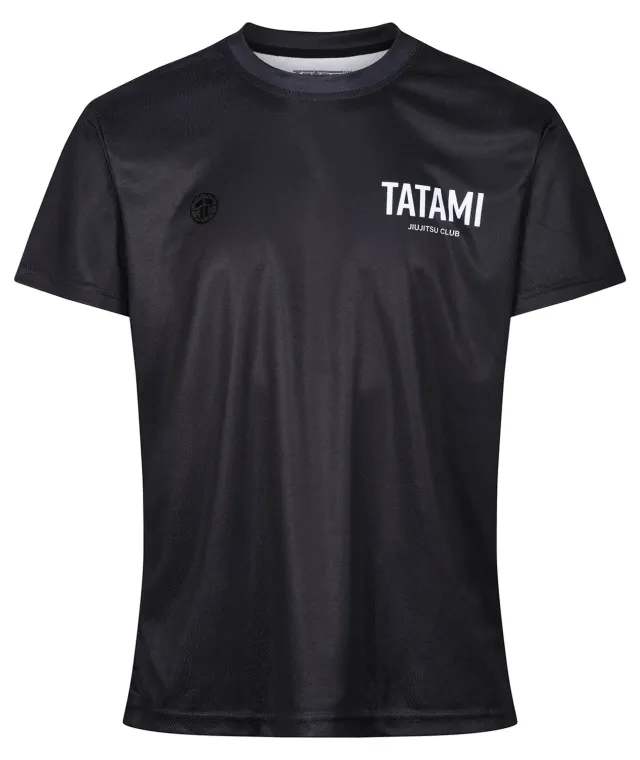 Tatami Fightwear JJ Club Mesh t-shirt nera grappling uomo