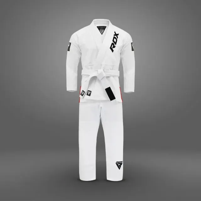 RDX T1 Titan kimono BJJ bianco 350 GSM
