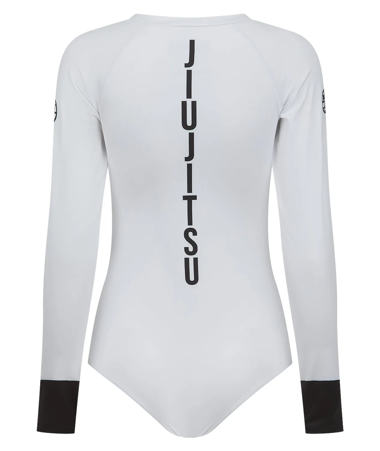 Tatami Helena Ranked Leotard bianco manica lunga