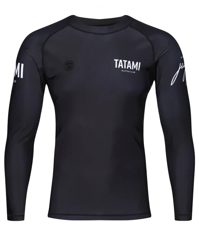 Tatami JJ Club Rash Guard maniche lunghe nero traspirante