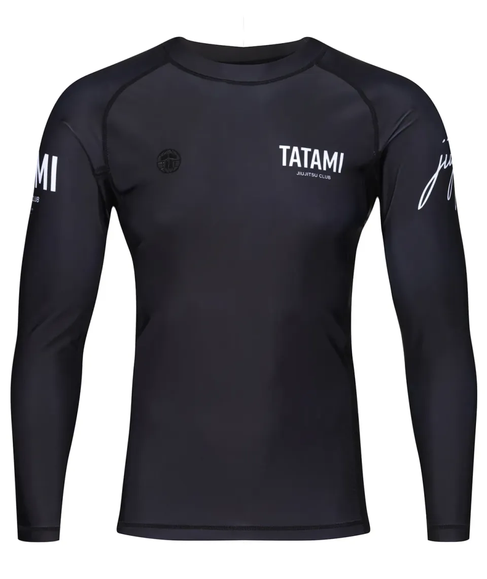 Tatami JJ Club Rash Guard maniche lunghe nero traspirante