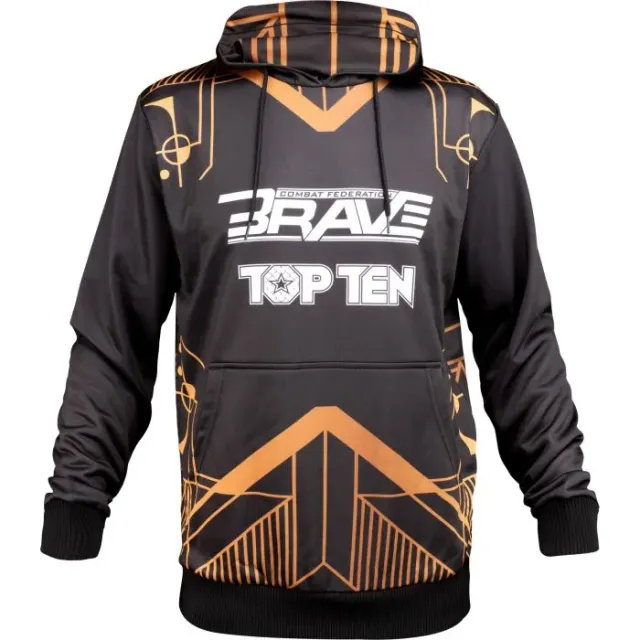 TOP TEN MMA Brave felpa con cappuccio cotone