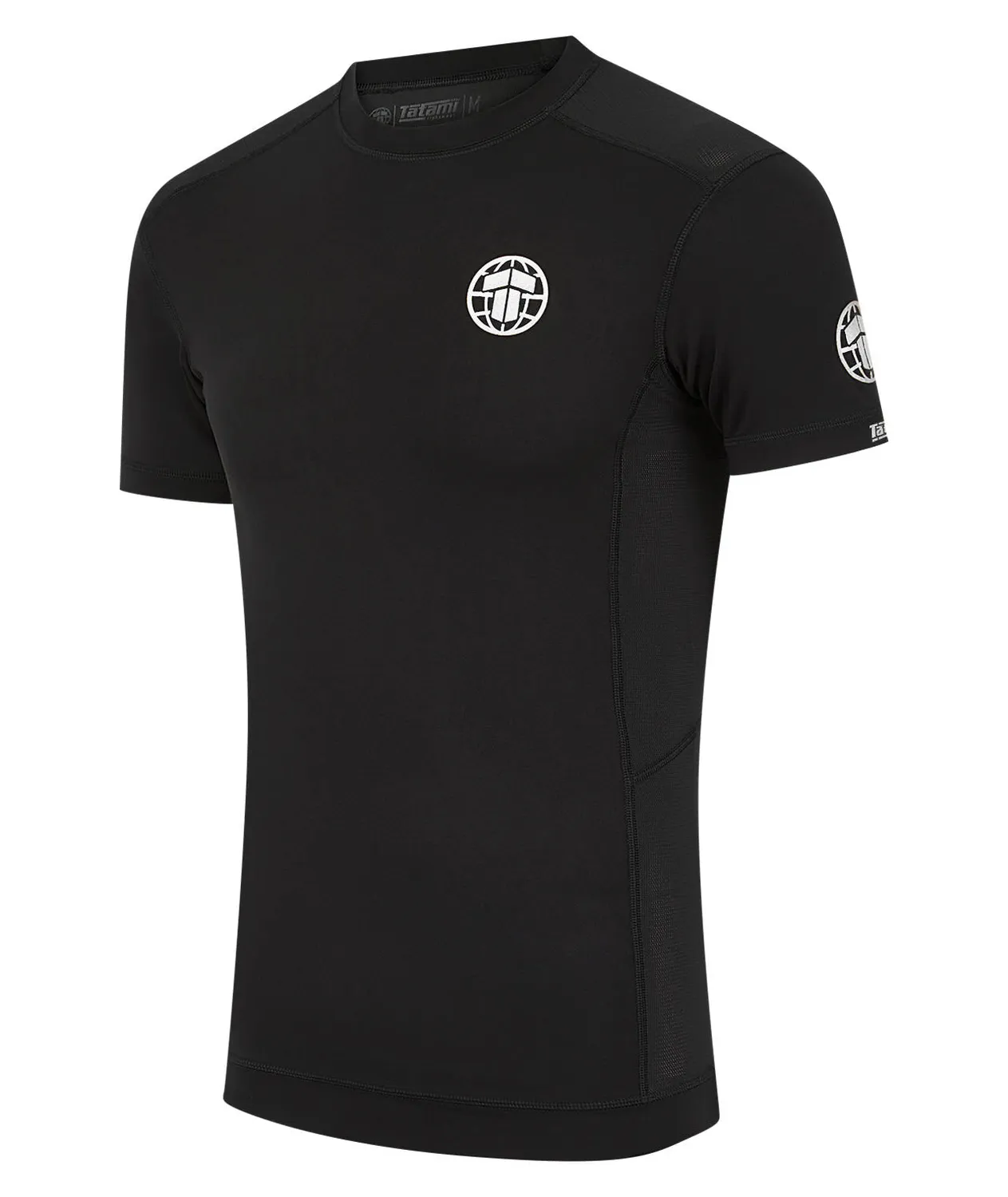 Tatami Pro Rash Guard maniche corte nero argento