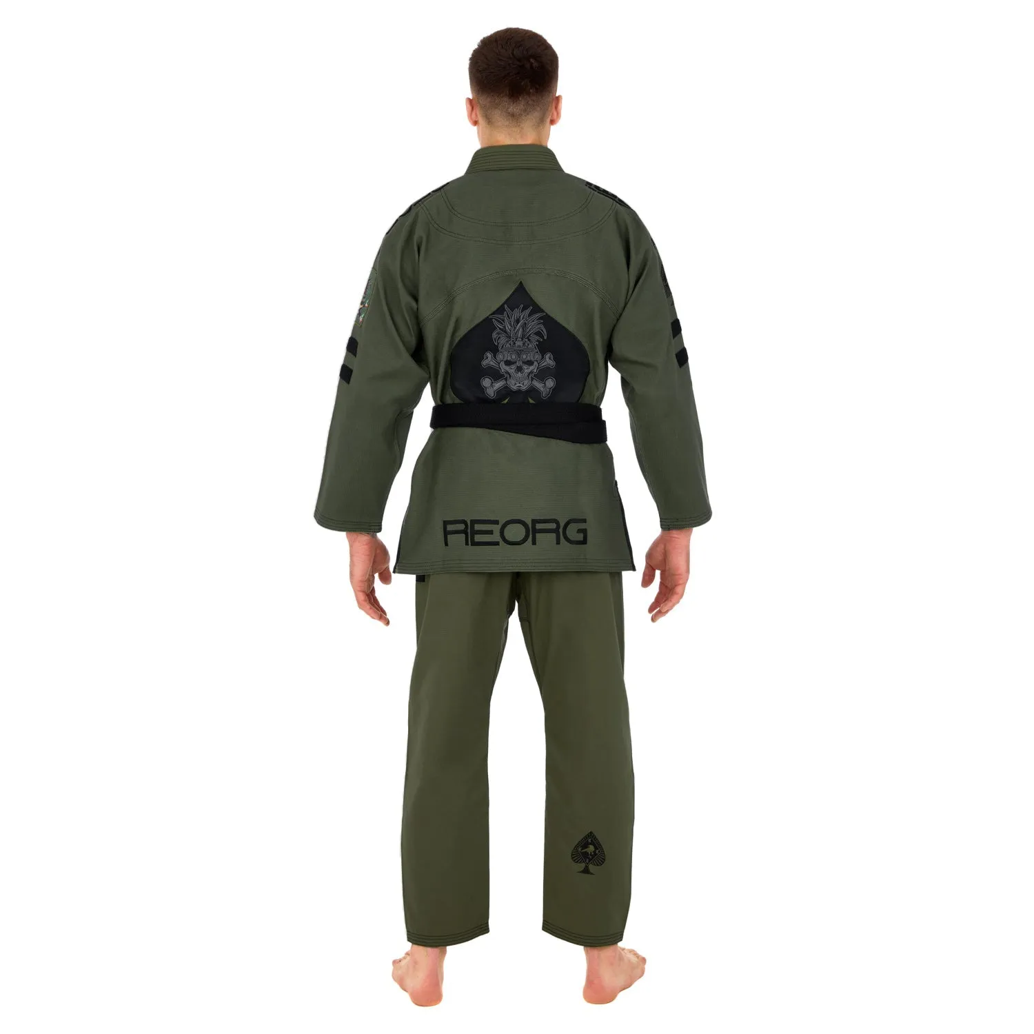 Tatami Fightwear Reorg Jungle V2 kimono BJJ verde militare