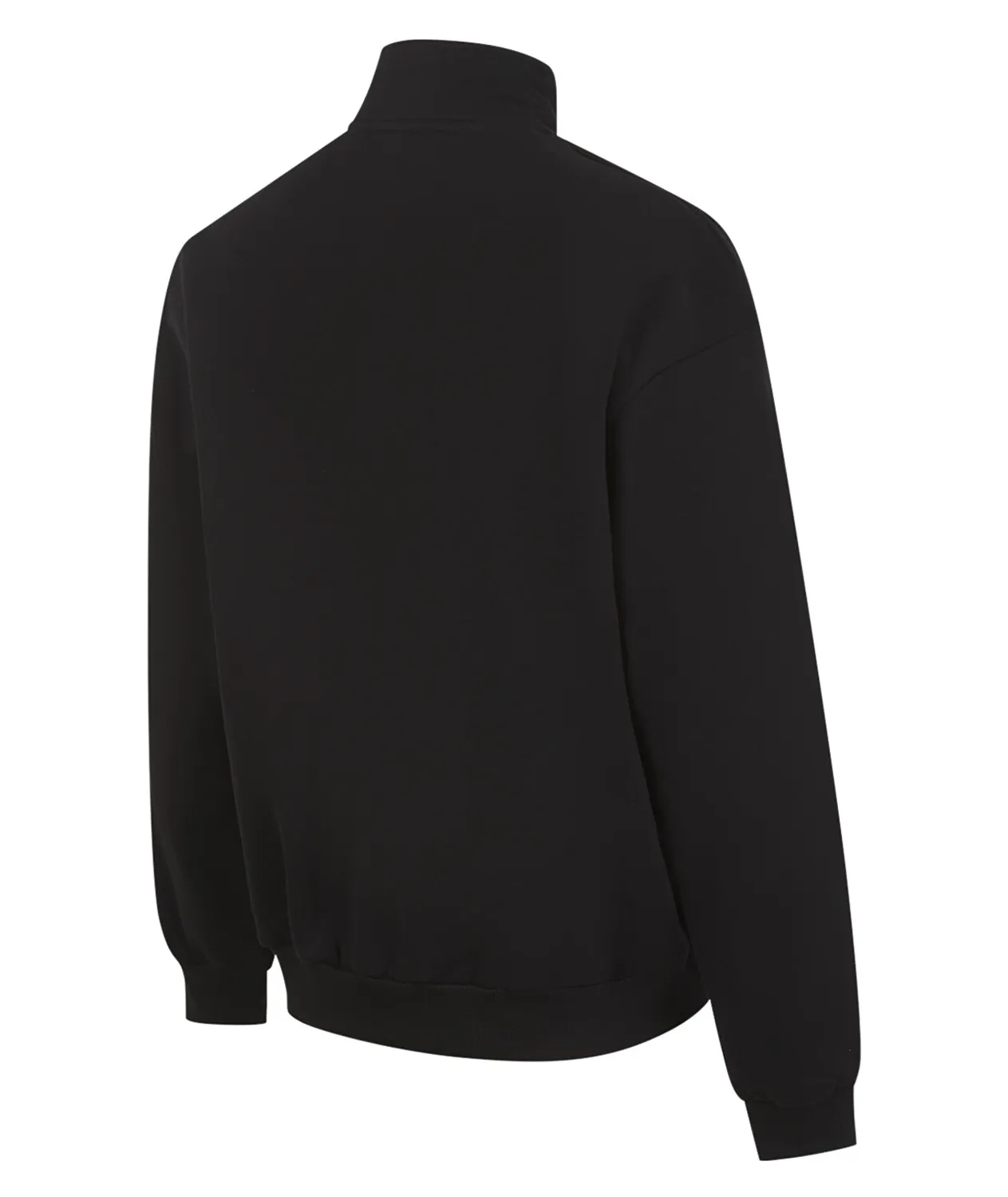 Tatami Quarter Zip felpa mezza zip nera felpata