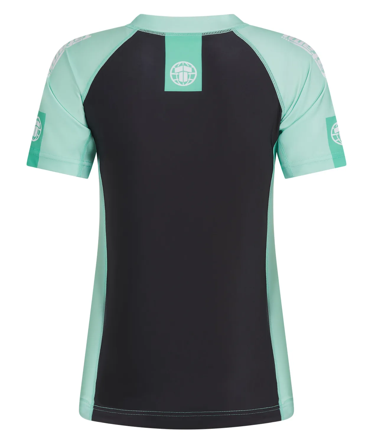 Tatami Fightwear Contrast rash guard maniche corte donna menta-nero