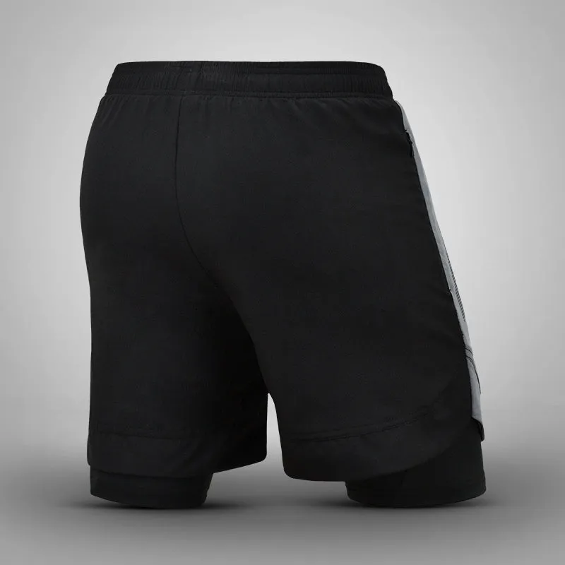 RDX Brave Pantaloncini Allenamento Grigi 2in1