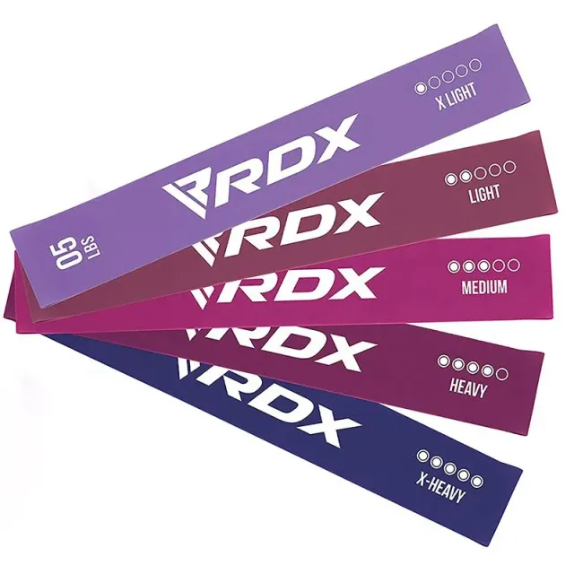 RDX PR 5-in-1 bande elastiche resistenza 5 pezzi lattice