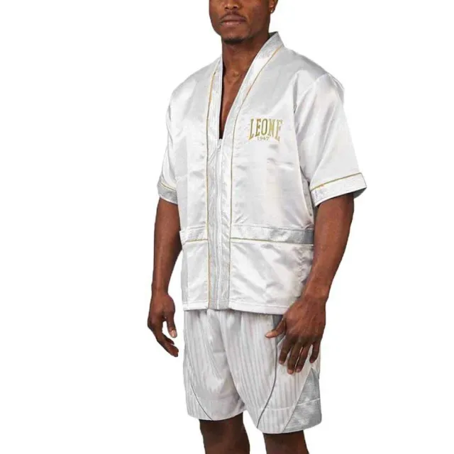 Leone1947 Premium Casacca Maestro AB262 uomo bianco zip