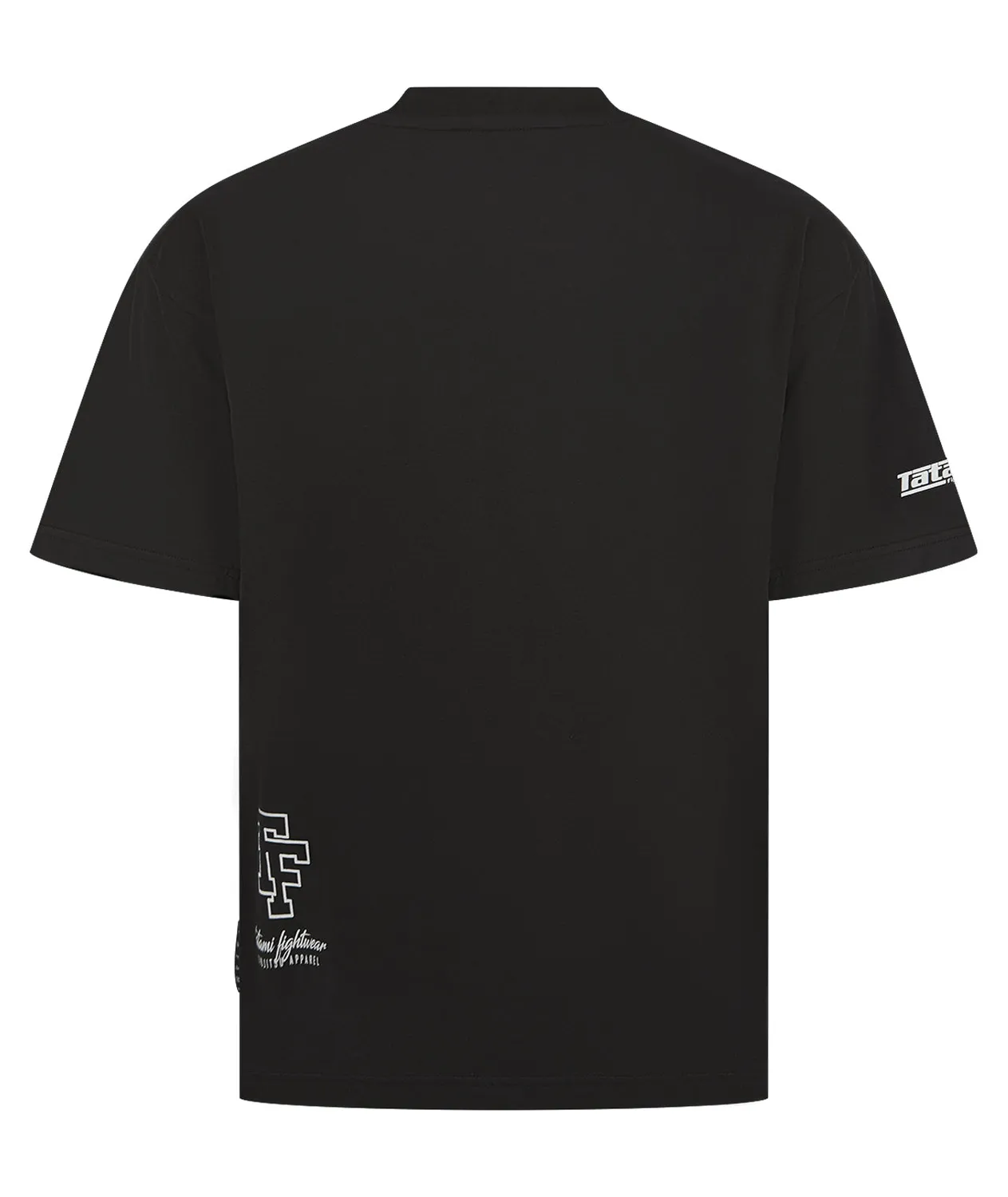 Tatami Fightwear Basic Oversized maglietta nera cotone 210 gsm