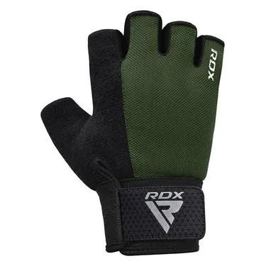 RDX W1H guanti palestra mezze dita grip silicone