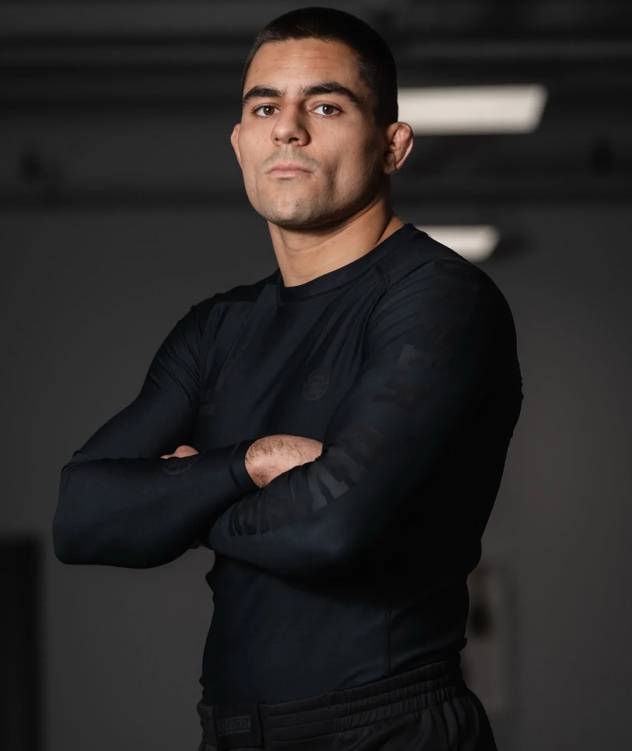 Tatami GRPLR Division rash guard nero manica lunga