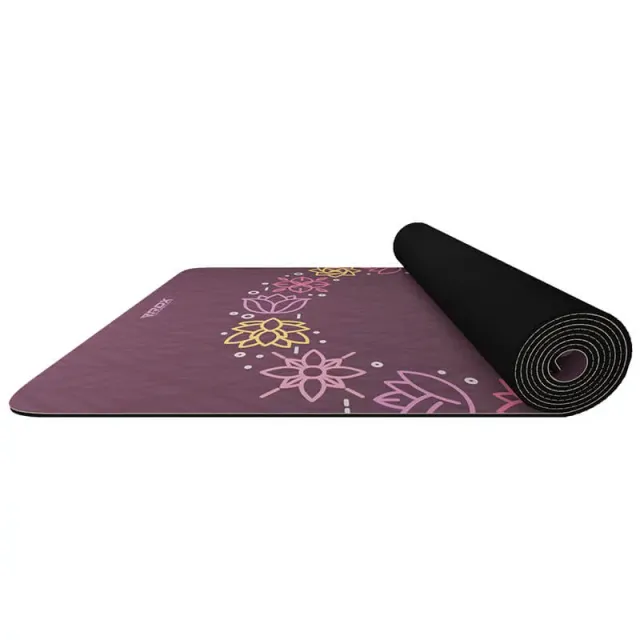 RDX D2 Tappetino Yoga 6mm Rosa gomma naturale