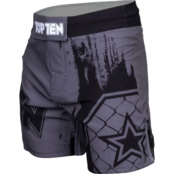 TOP TEN Power Ink Pantaloncini MMA elasticizzati