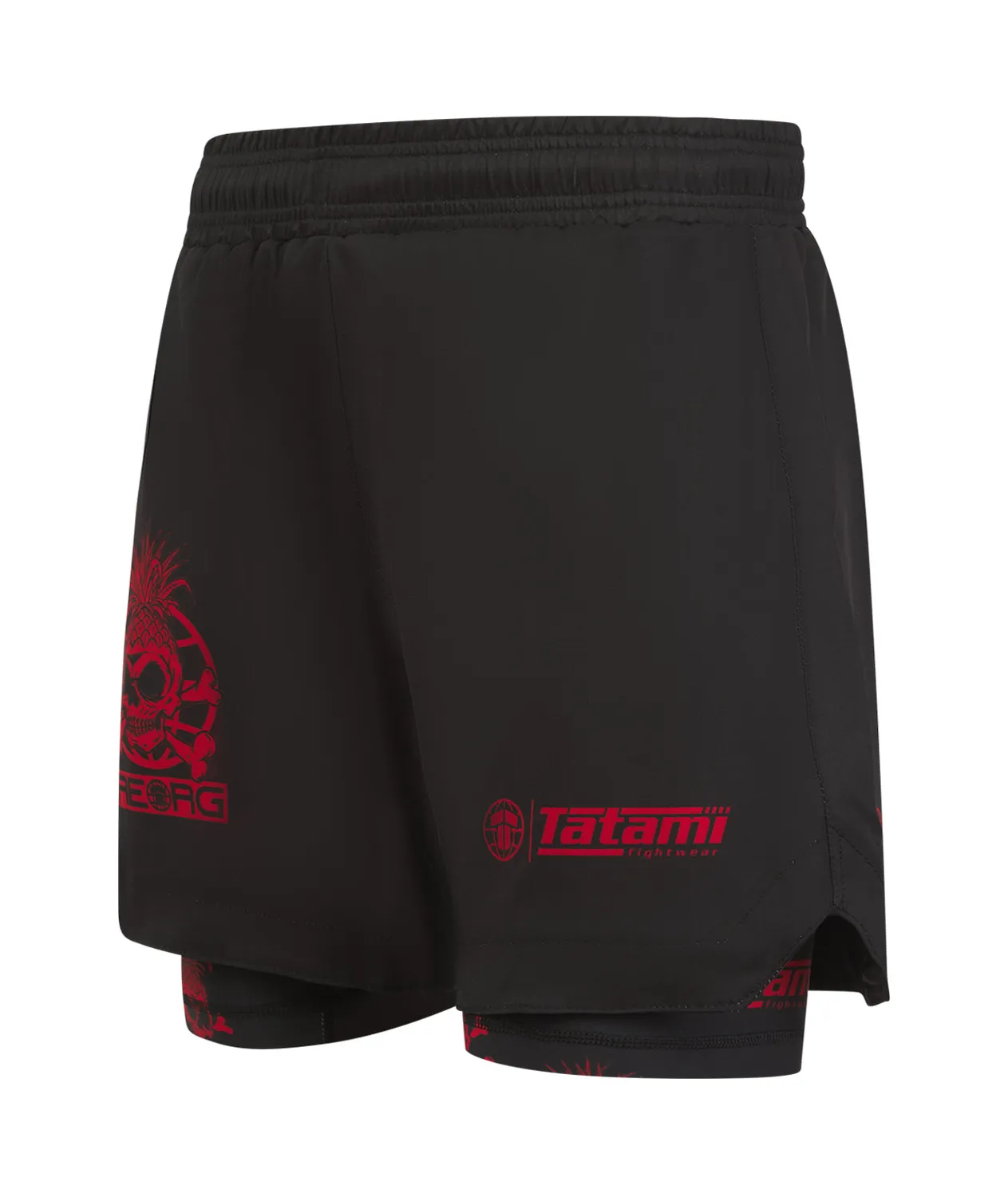 Tatami Reorg Hybrid Shorts Uomo Neri Rossi