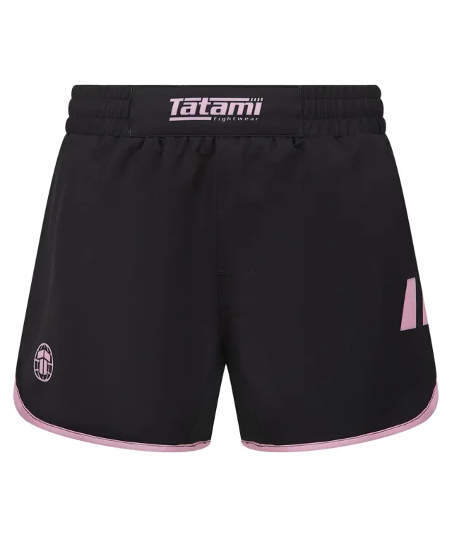 Tatami Nomad Pantaloncini No-Gi Rosa Nero Riciclati