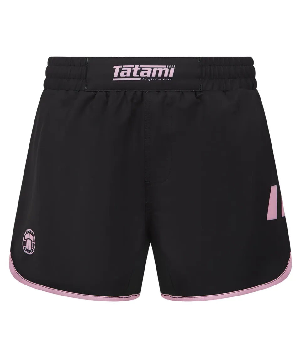 Tatami Nomad Pantaloncini No-Gi Rosa Nero Riciclati
