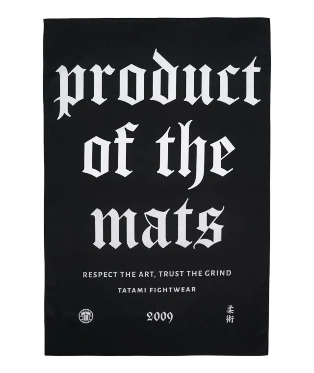 Tatami Product Of The Mats asciugamano nero 80x120