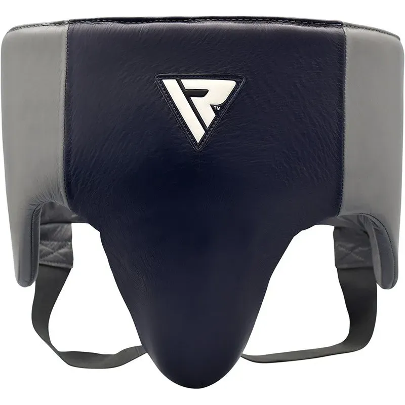 RDX O1 Pro Guardia Addominale Boxe Blu Pelle L