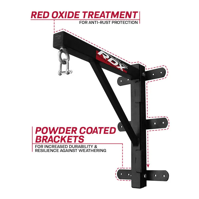 RDX X4 Supporto a Muro Pieghevole per Sacco Boxe Nero 136 kg