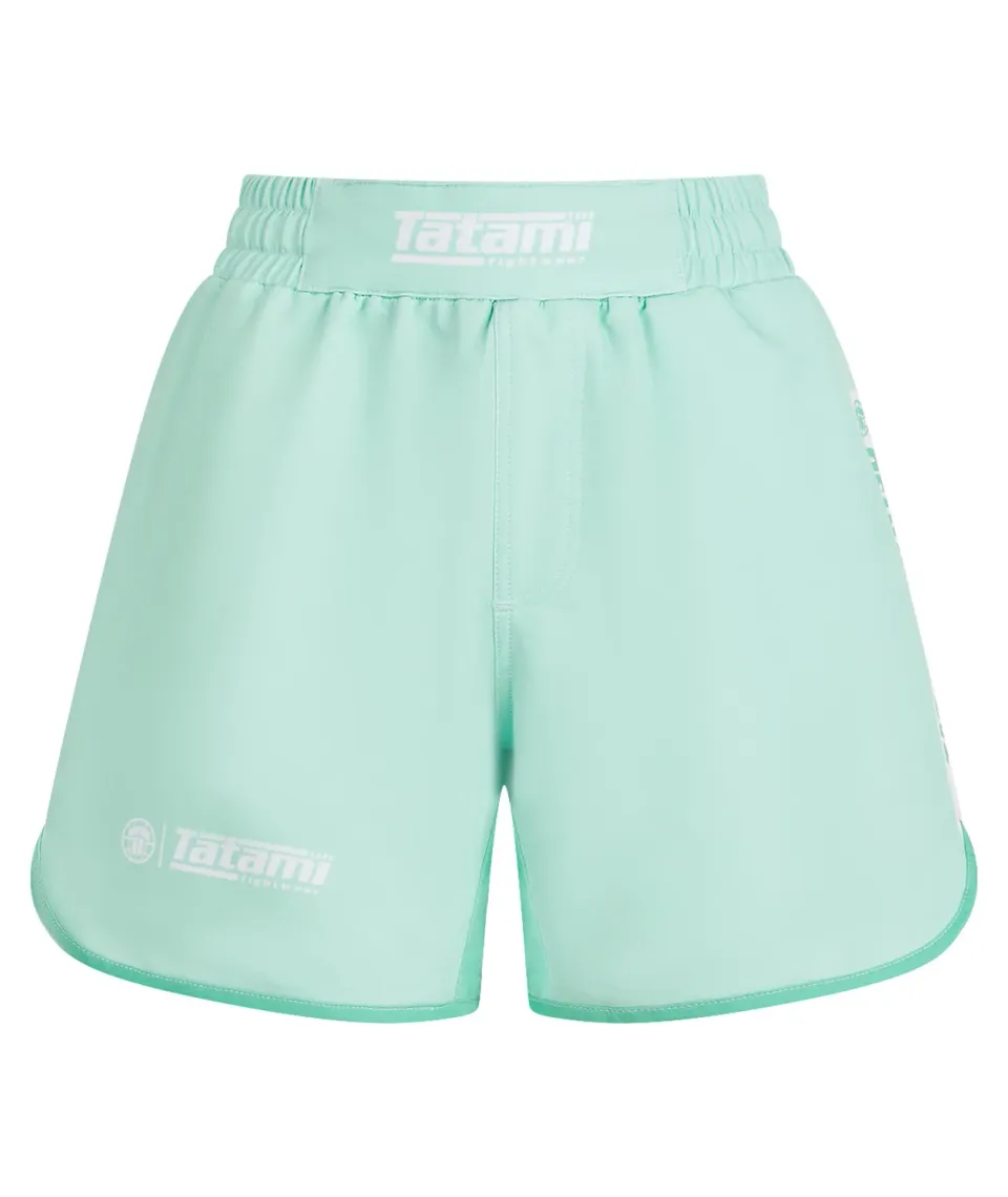 Tatami Ladies Contrast High Cut shorts grappling menta