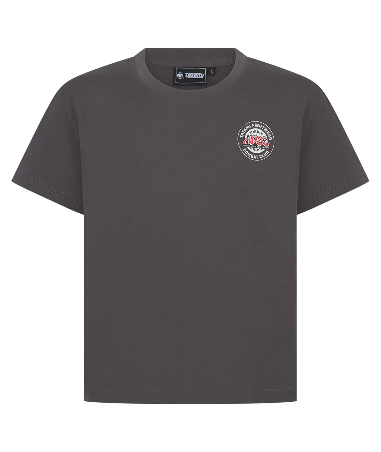 Tatami ADCC Combat Club t-shirt bimbo grigia 7-8 cotone