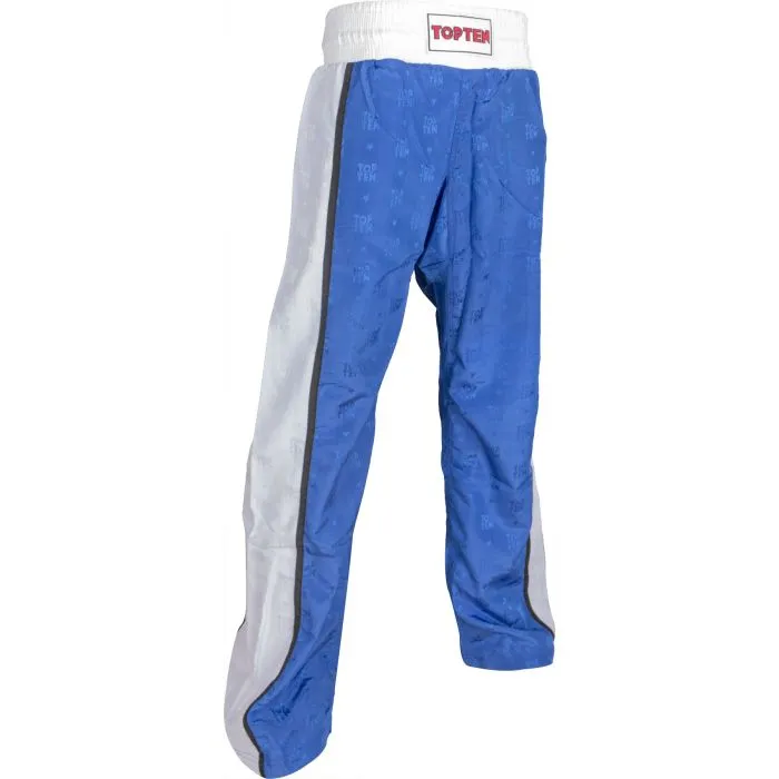 TOP TEN Prism Stripes pantaloni kickboxing poliestere