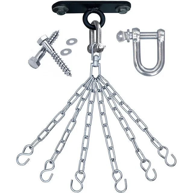 RDX X1 Catena Sacco Boxe 6 Ganci Acciaio 100 Kg