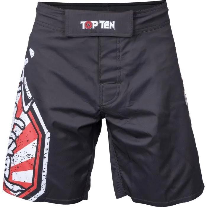 TOP TEN MMA Sunrise shorts MMA elasticizzati