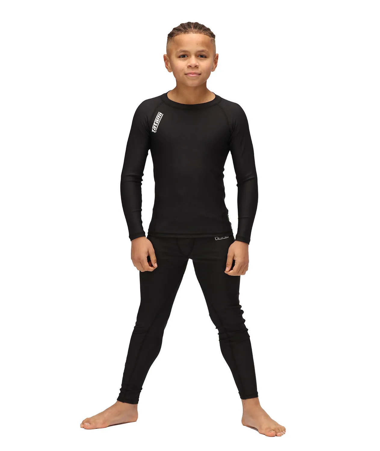 Tatami Nova rash guard bambino nera manica lunga