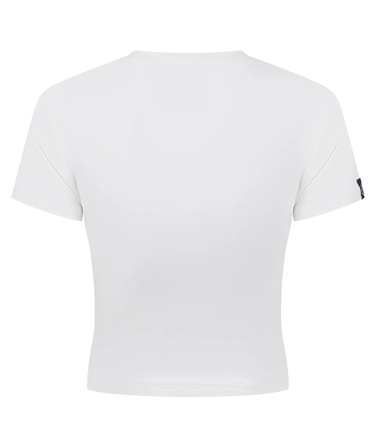 Tatami Helena t-shirt cropped donna bianco elasticizzato