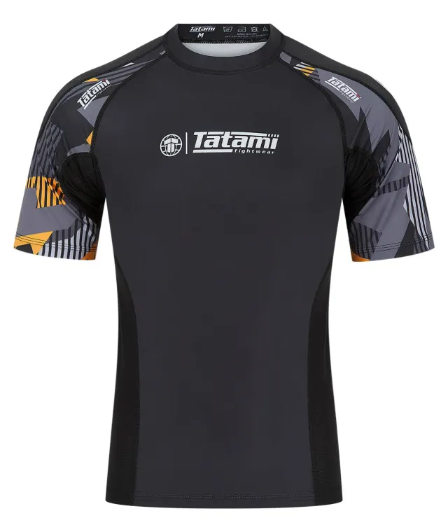 Tatami Technical Rash Guard Manica Corta Arancione