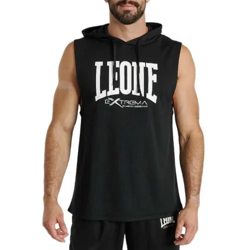 Leone1947 Logo ABX110 Smanicato Cappuccio Nero outdoor