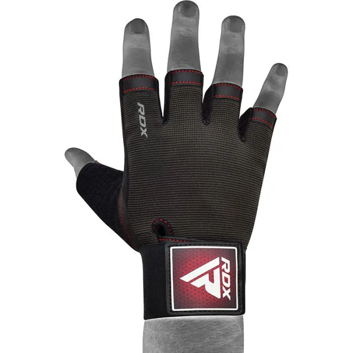 RDX T2 Guanti da Palestra Mezze Dita Supporto Polso