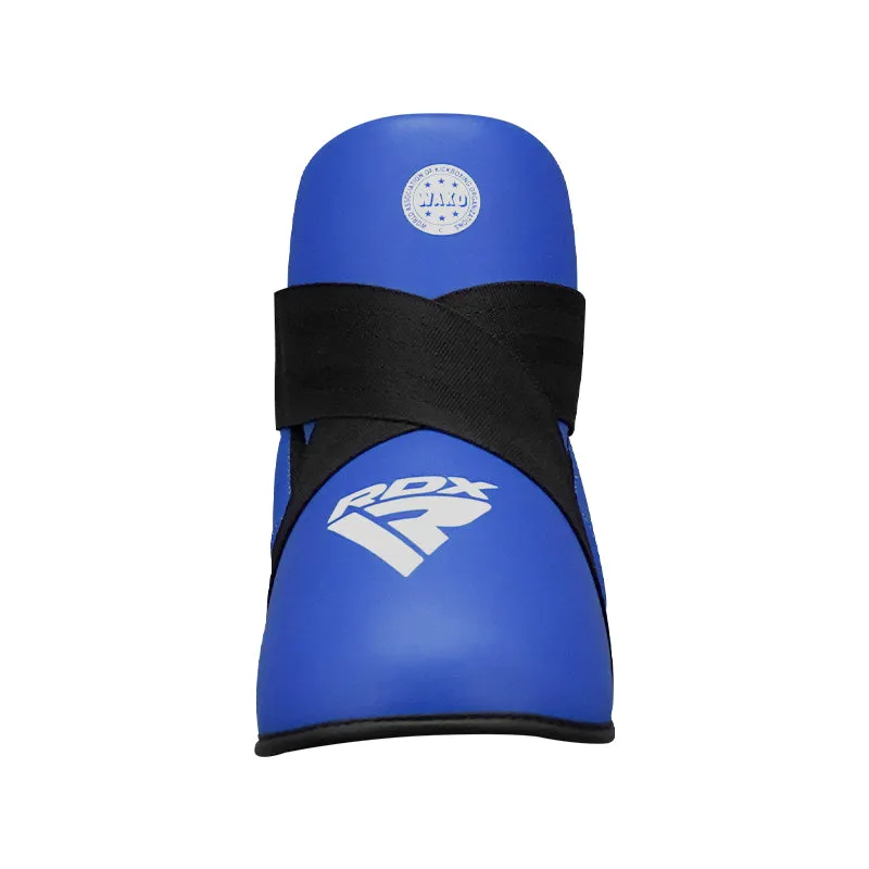 RDX T1 WAKO Protezioni Piedi Kickboxing Blu