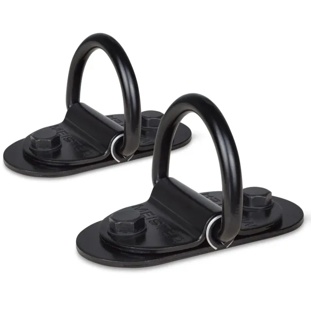 Meister Ancoraggi D-Ring Pera Veloce 2 Pezzi metallo