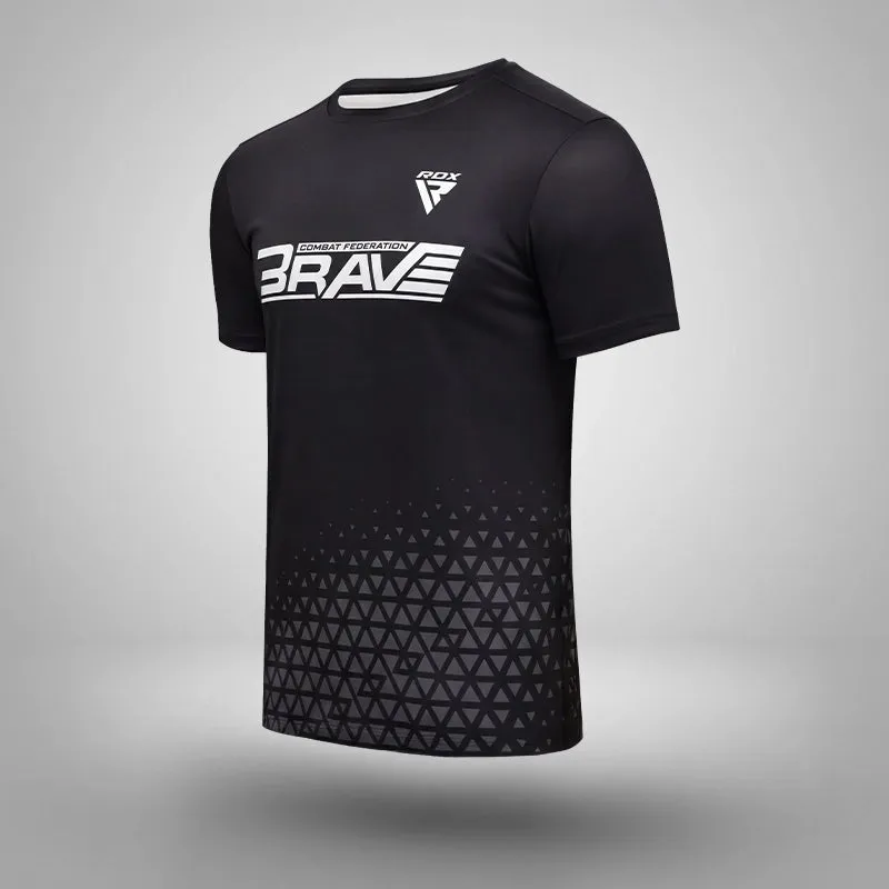 RDX Brave B1 Maglietta Allenamento nera leggera