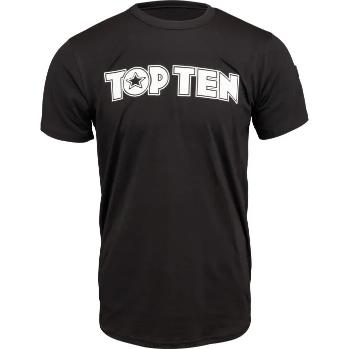 TOP TEN Fight Club 3D T-Shirt cotone nera