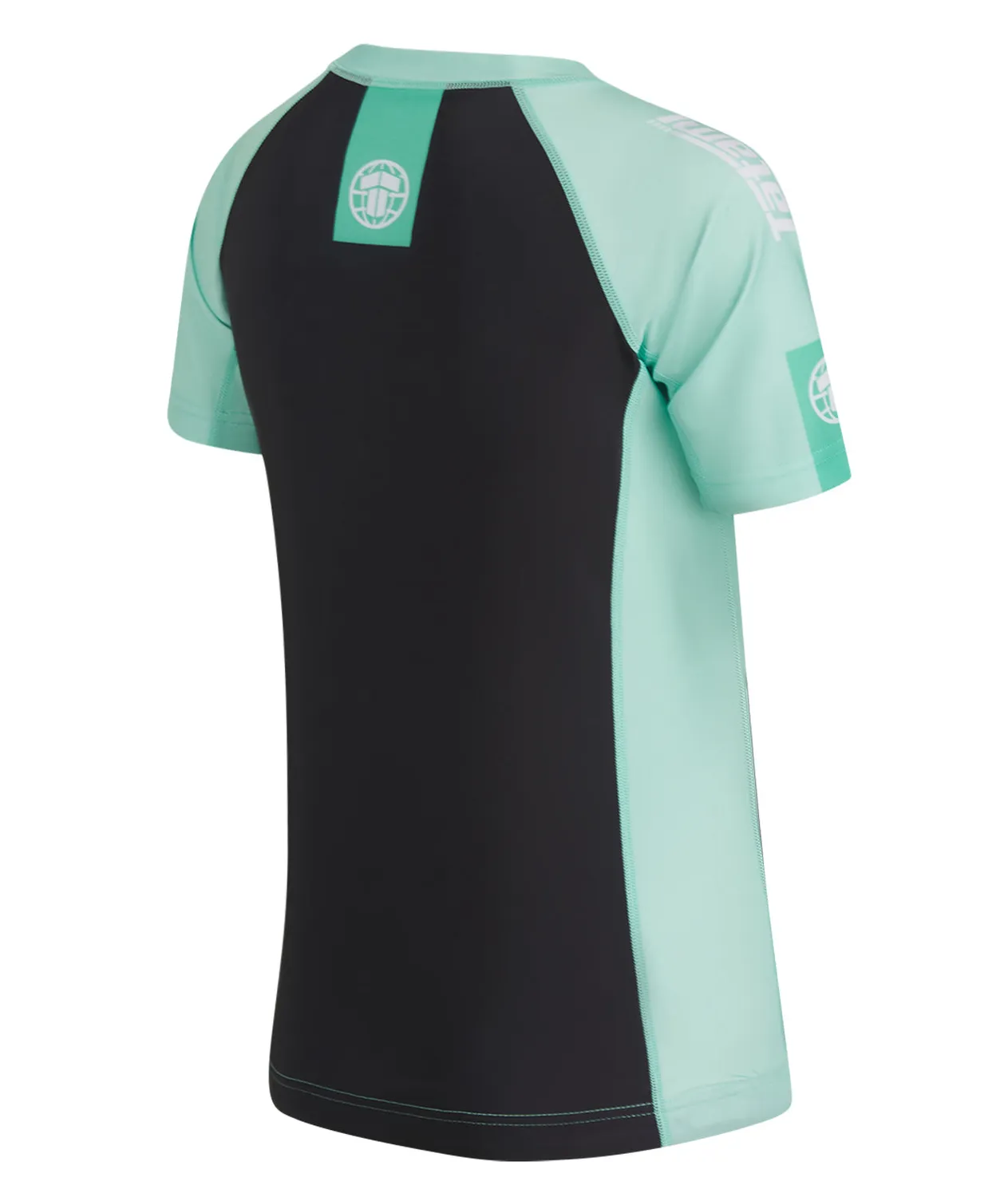 Tatami Fightwear Contrast rash guard maniche corte donna menta-nero
